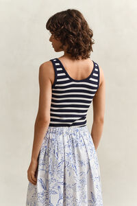 Stribet tanktop