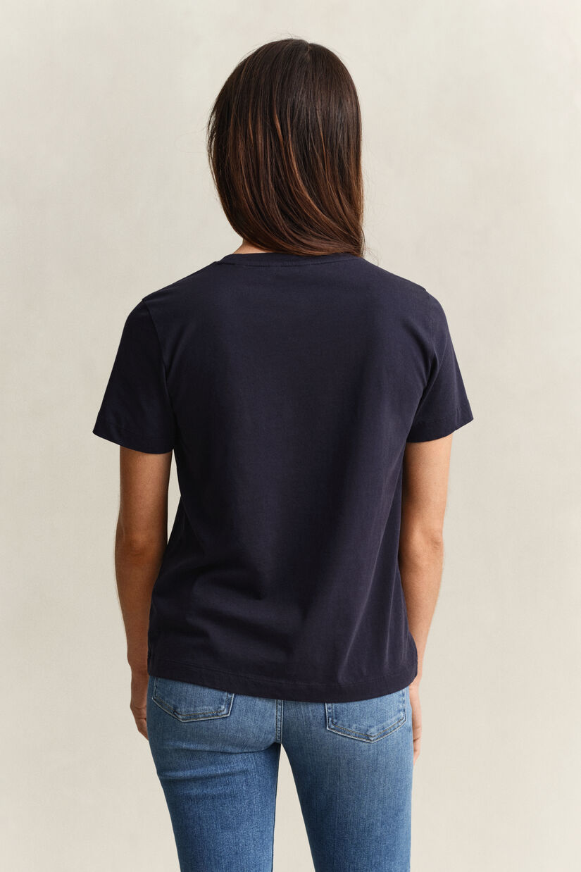 T-shirt med skrift