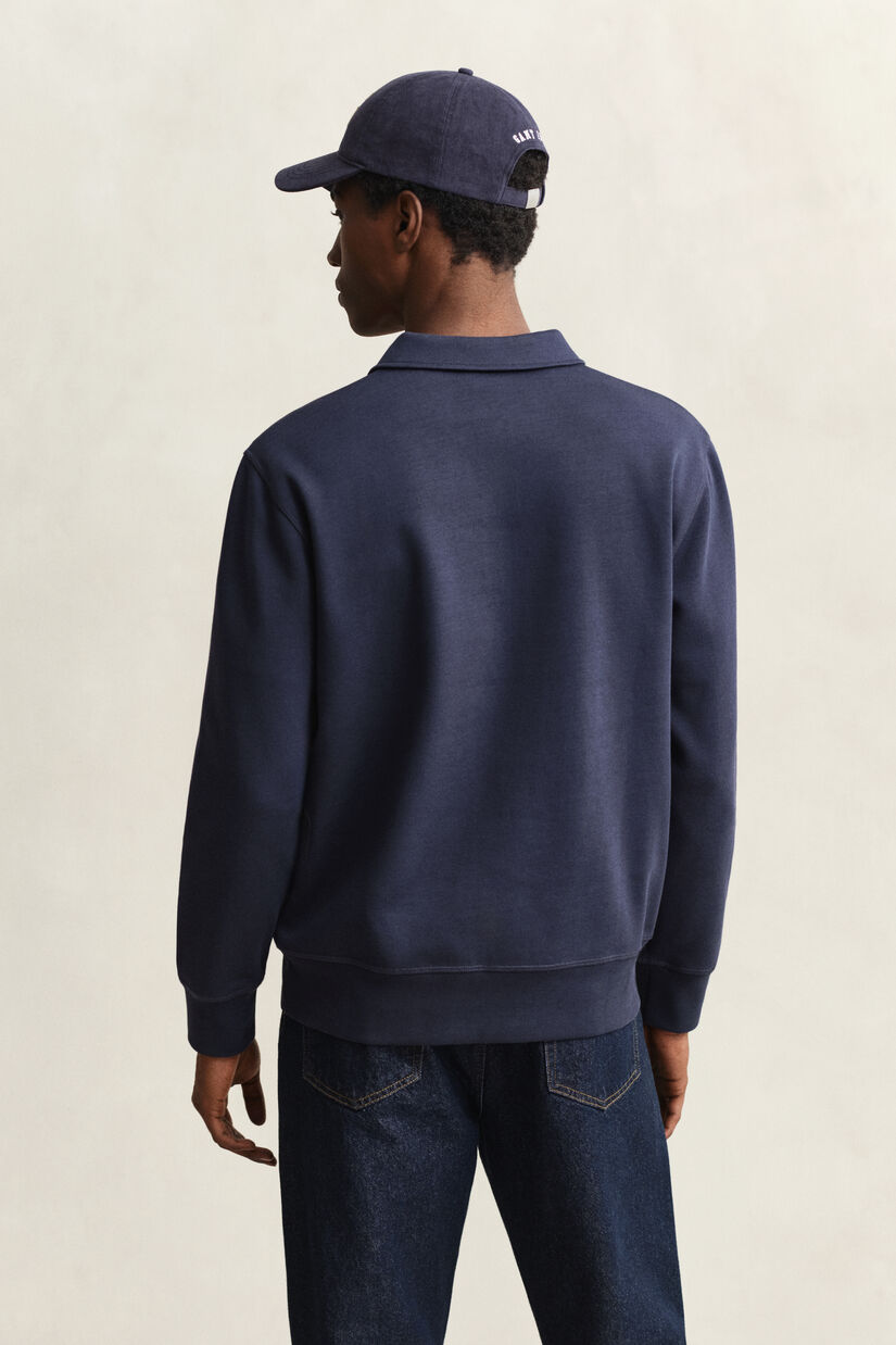Ponte Di Roma sweatshirt med halv lynl&aring;s