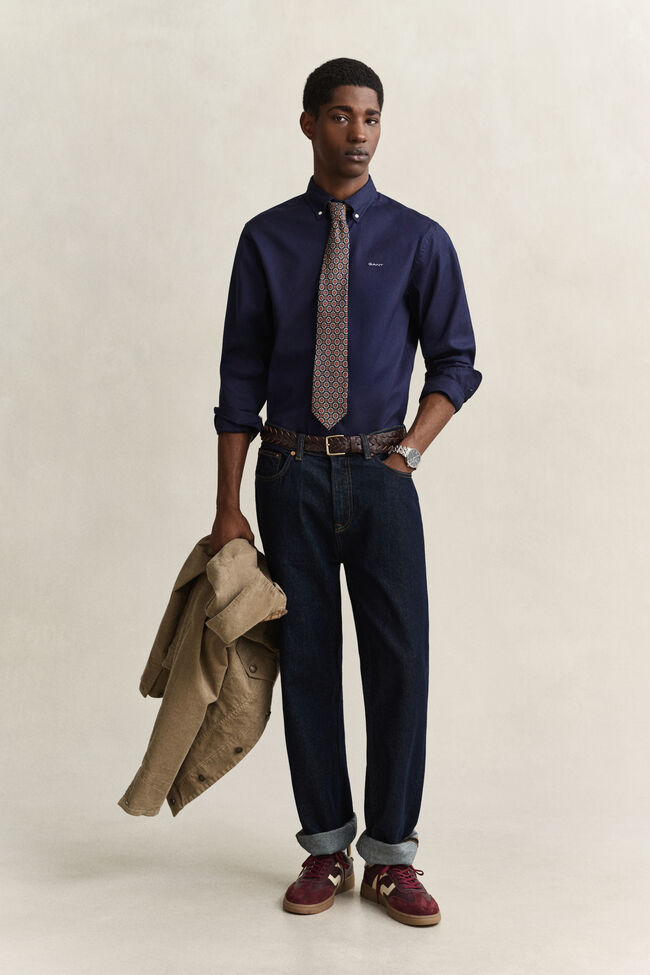 Regular fit pinpoint Oxford-skjorte