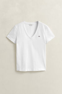 Shield T-shirt med V-hals