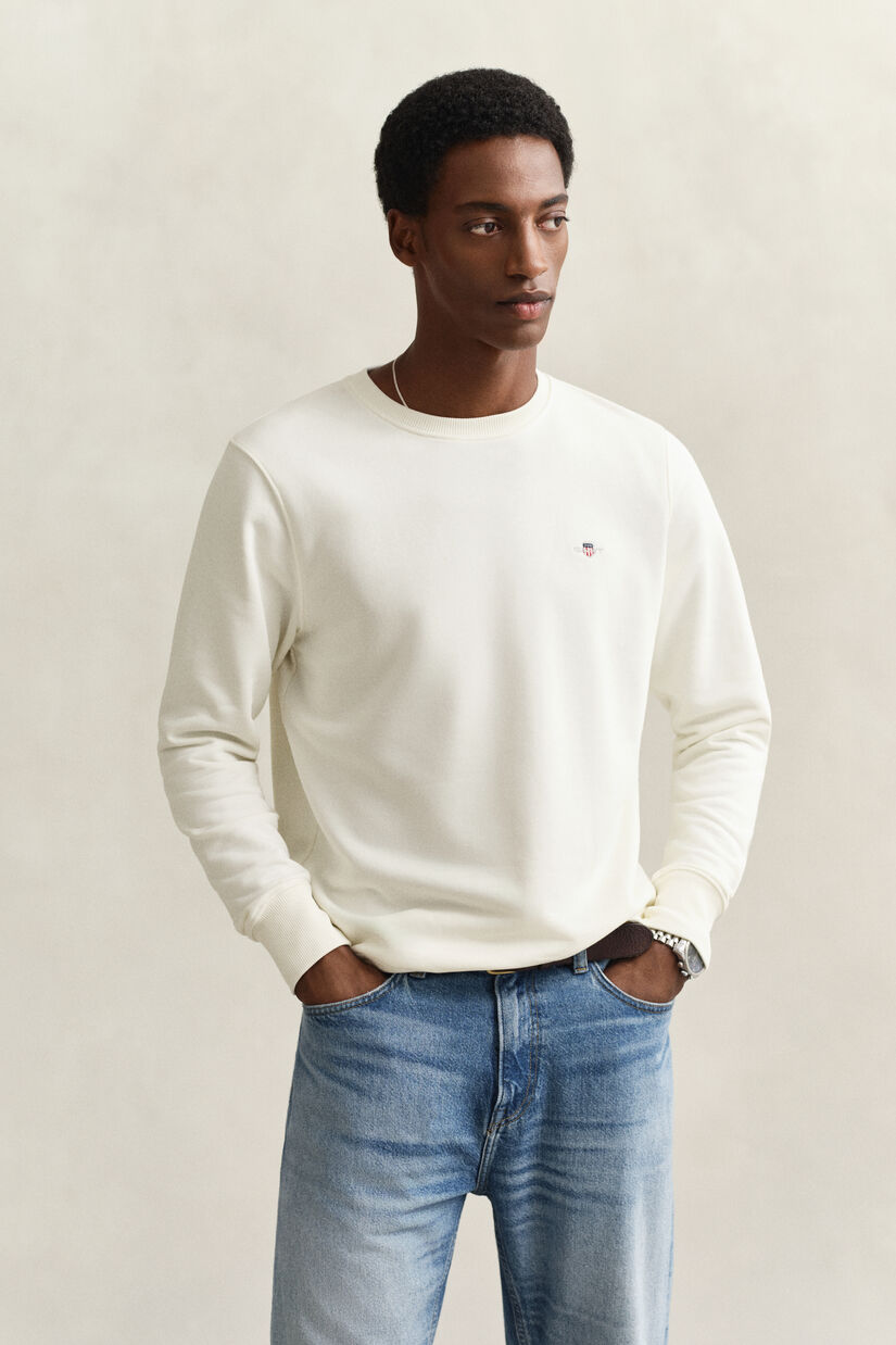 Shield sweatshirt med crewneck