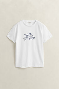 T-shirt med grafisk tryk