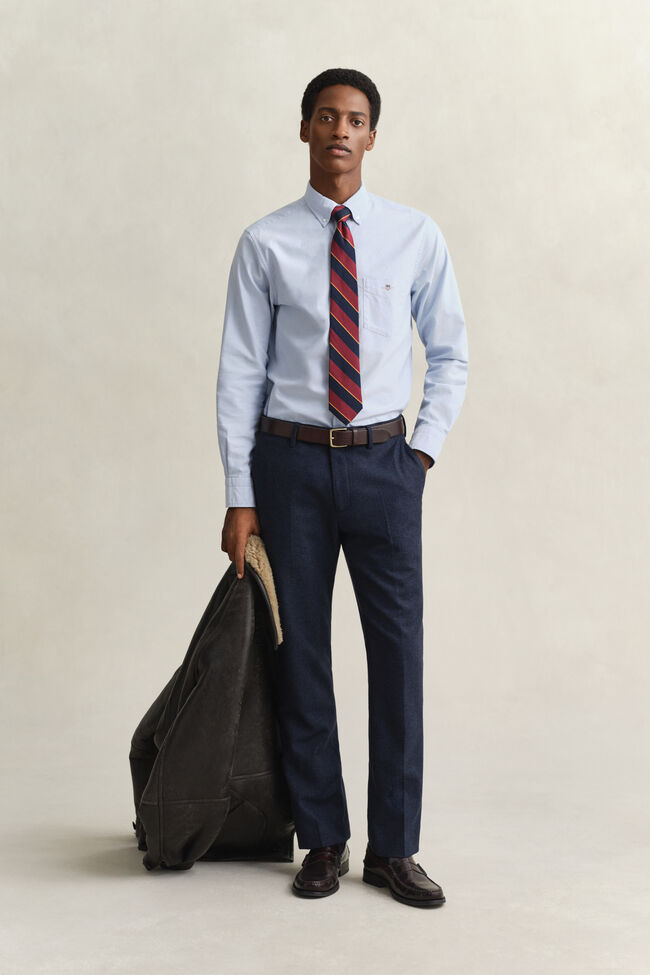 Regular fit klassisk Oxford-skjorte