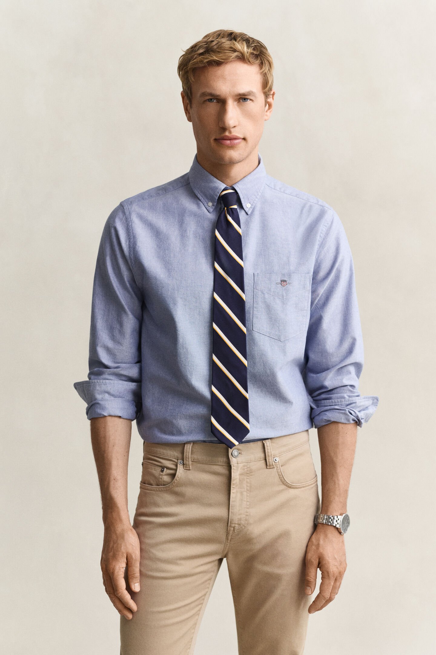 Regular fit klassisk Oxford-skjorte