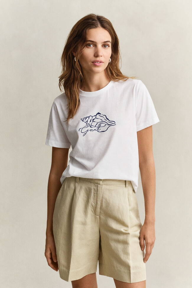 T-shirt med grafisk tryk