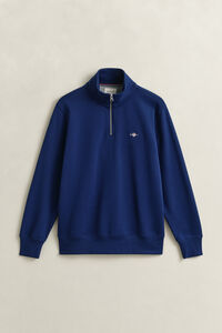 Shield sweatshirt med halv lynl&aring;s