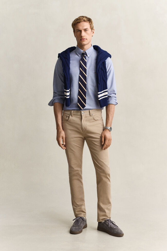 Regular fit klassisk Oxford-skjorte