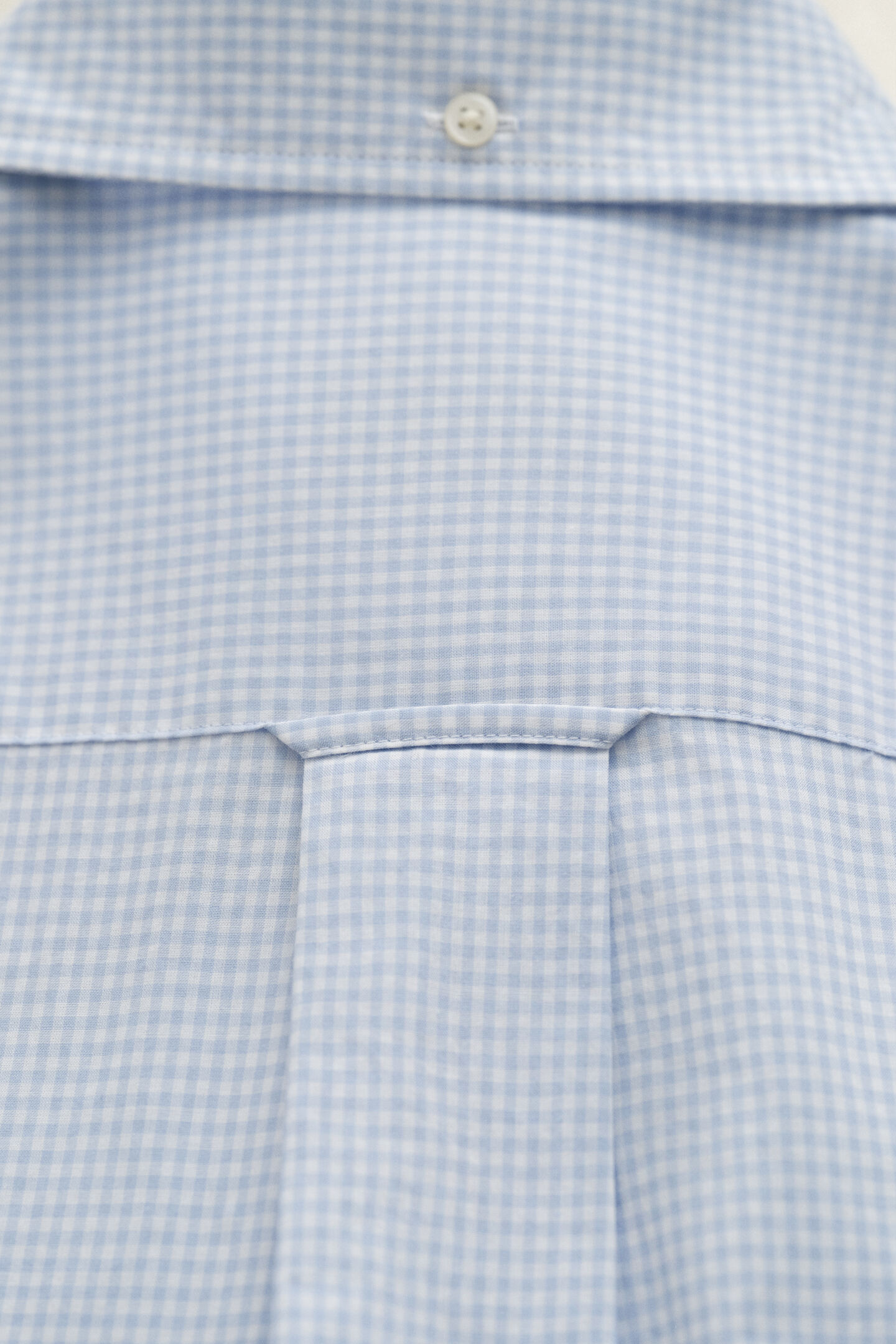 Gingham klassisk poplin-skjorte