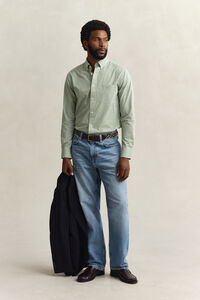 Gingham klassisk poplin-skjorte