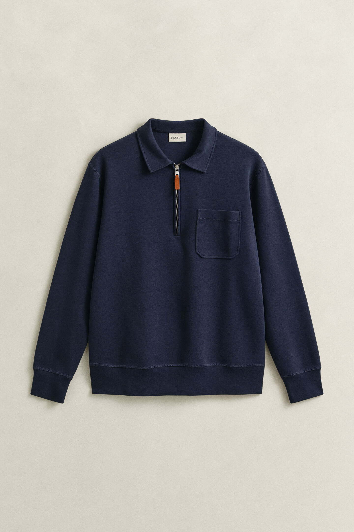 Ponte Di Roma sweatshirt med halv lynl&aring;s
