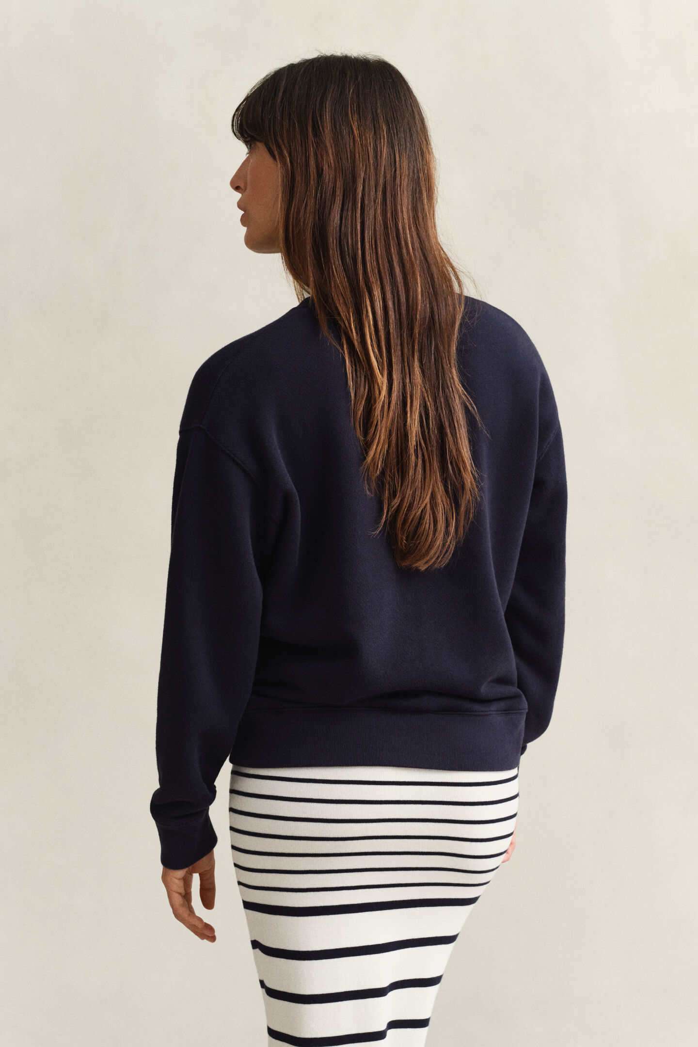 Graphic sweatshirt med crewneck