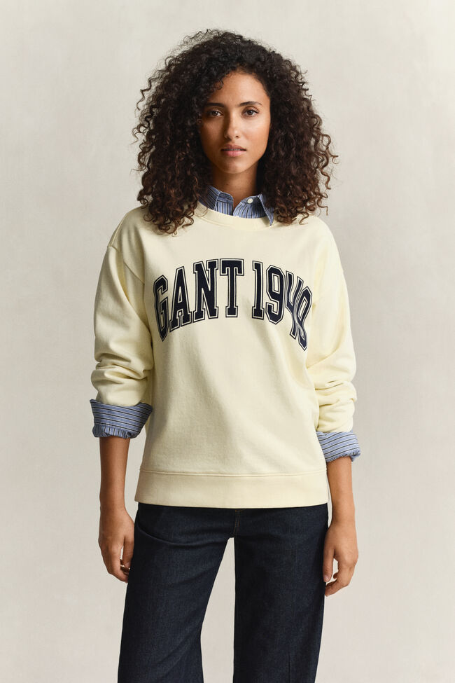 Graphic sweatshirt med crewneck