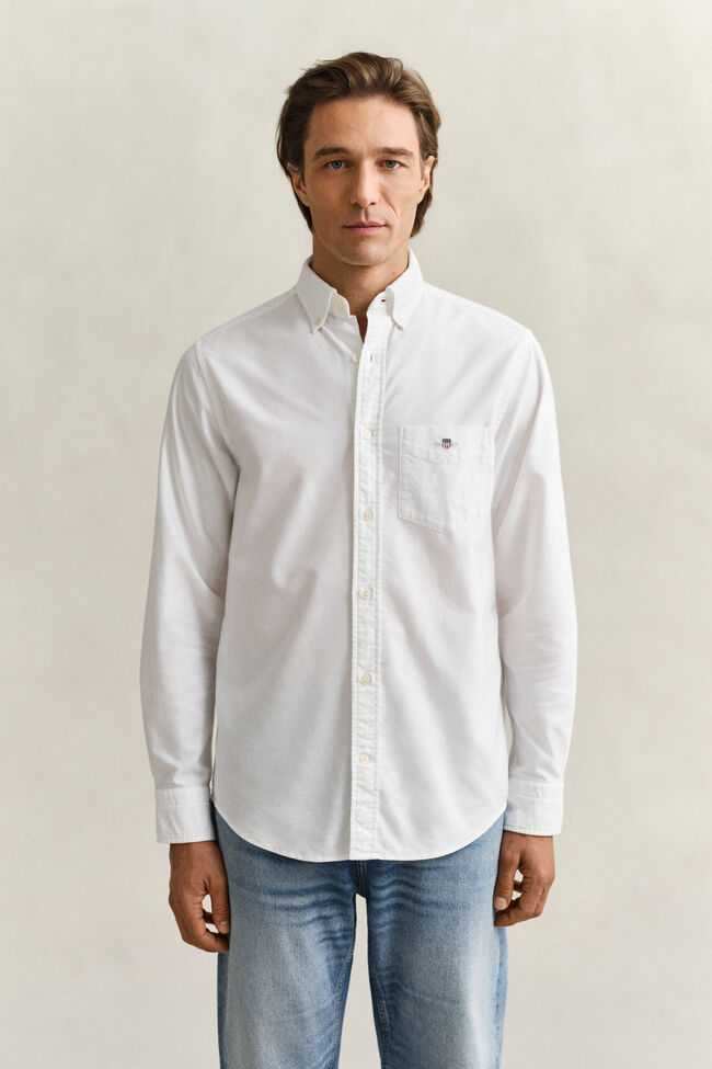 Regular fit klassisk Oxford-skjorte