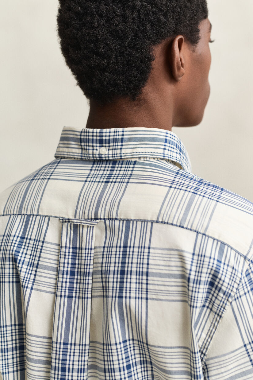 Regular fit Dreamy Oxford skjorte med tern