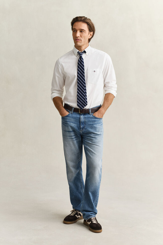 Regular fit klassisk Oxford-skjorte