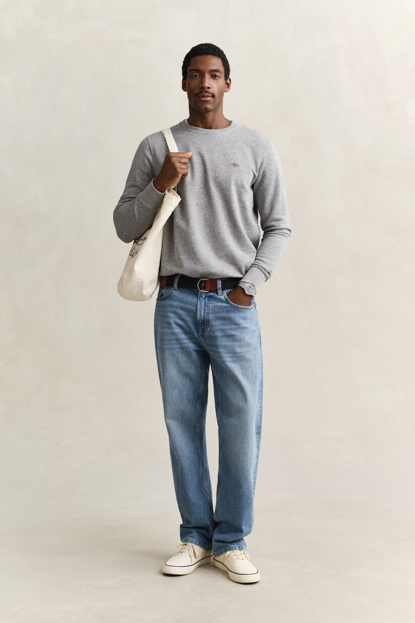 Shield sweatshirt med crewneck