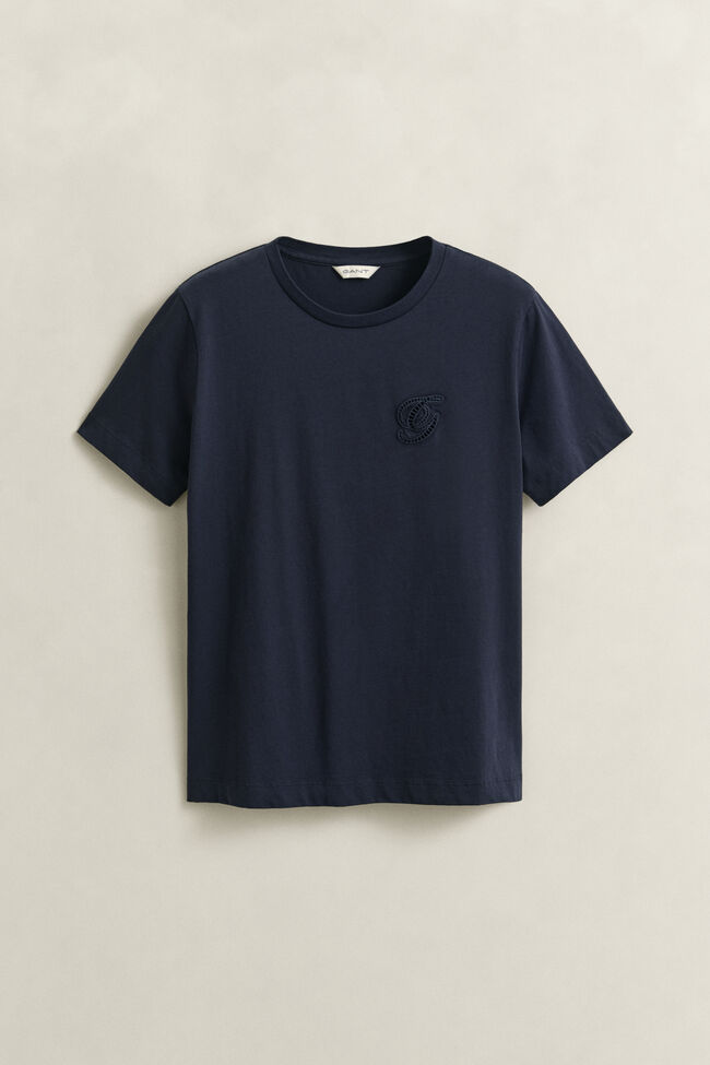 T-shirt med skrift