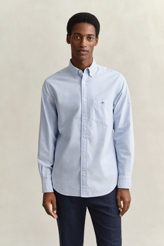 Regular fit klassisk Oxford-skjorte