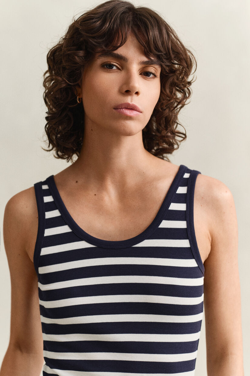 Stribet tanktop