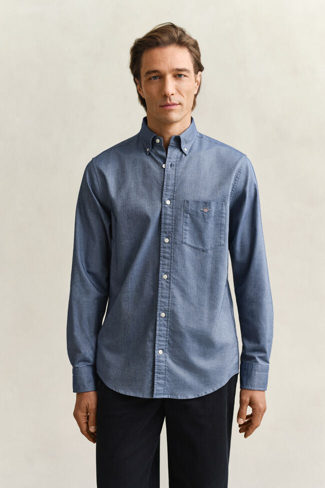 Regular fit klassisk Oxford-skjorte