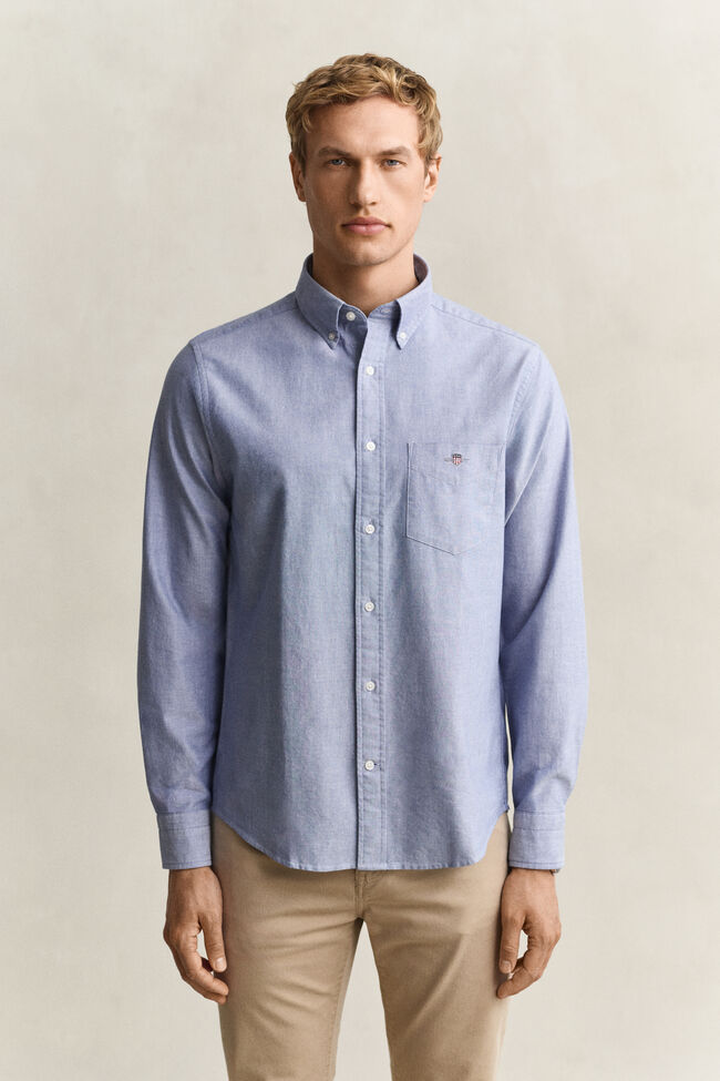 Regular fit klassisk Oxford-skjorte