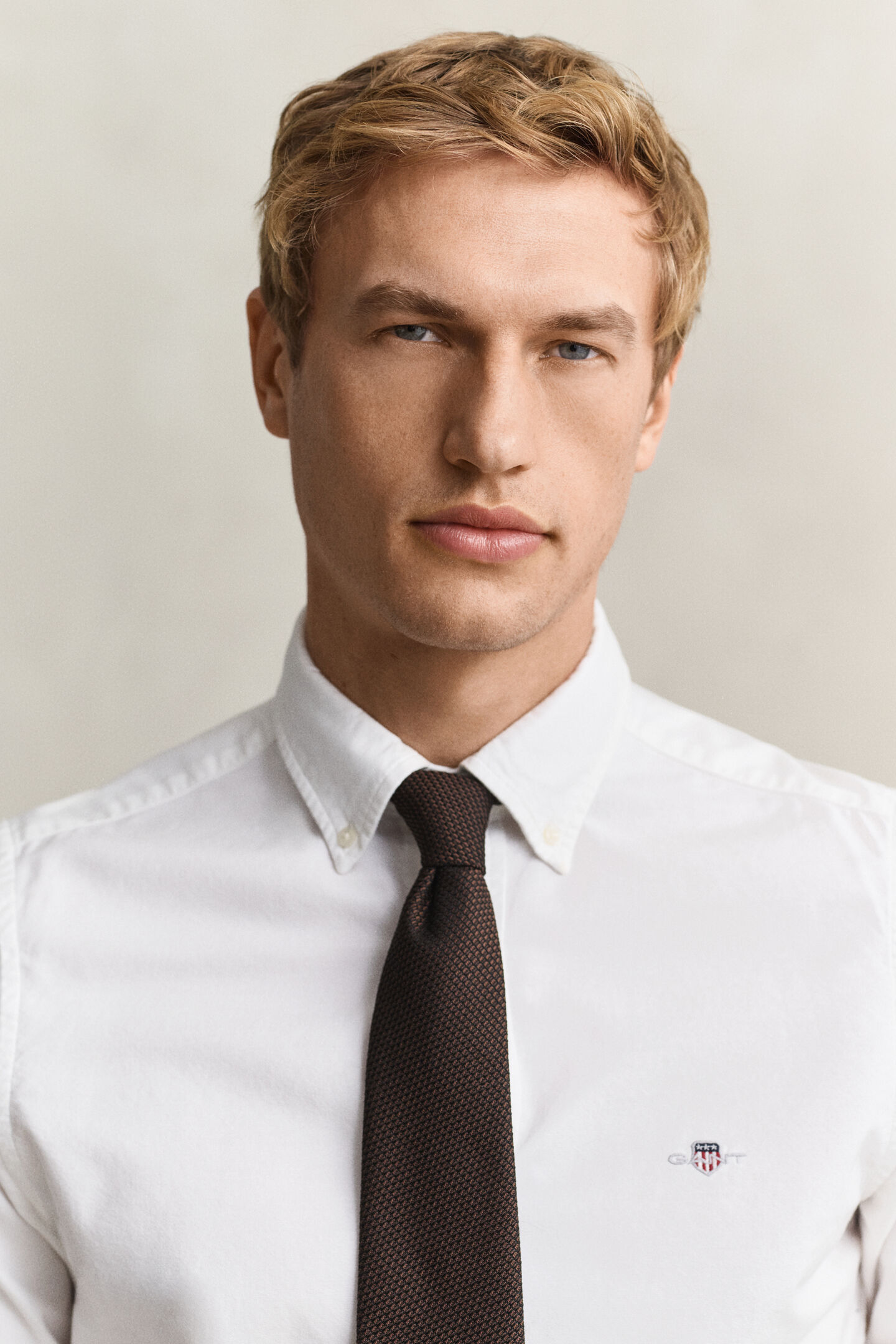 Slim fit klassisk Oxford-skjorte