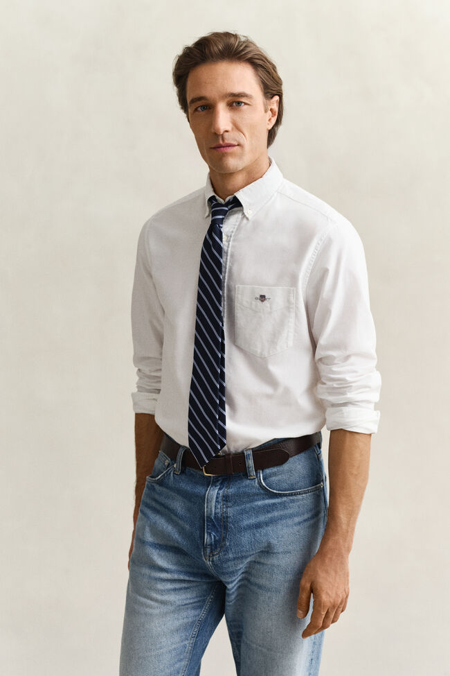 Regular fit klassisk Oxford-skjorte